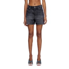 Diesel Women Denim shorts Black A190600DBEM