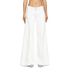 Diesel Women flare jeans d-akii 09m08 White A1280809M08