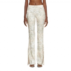 Diesel Women Jazz pants with mixed camo prints Beige A185170NKCZ