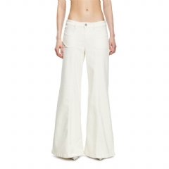 Diesel Women flare jeans d-akii 09j68 White A1280809J68