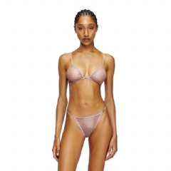 Diesel Women Triangle nylon bra Pink A177380HGBG