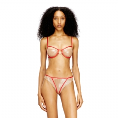 Diesel Women Underwire bra with contrasting trims Nude A211960GFBE