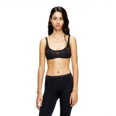 Diesel Women Sports bra with cut-out logo Black A193540PJBA