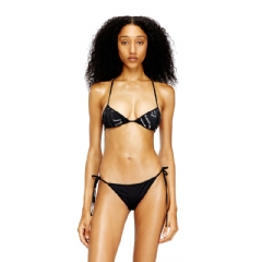 Diesel Women Bikini top with graphic print Black A201460PLCB