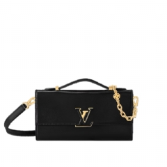 Louis Vuitton Women Wallet On Chain Capucines Black M12143