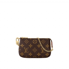 Louis Vuitton Women Mini Pochette Accessoires Monogram M58009