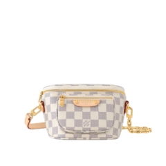 Louis Vuitton Women Mini Bumbag Damier Azur N00130