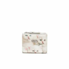 Diesel Women Small wallet in printed glossy PU White X10121P6019