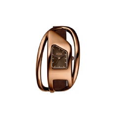 Diesel Women Wrap-D brown leather watch Bronze DZ563000QQQ
