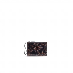 Diesel Women Pouch in printed glossy PU Black X10274P6019