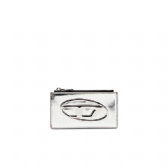 Diesel Women Card holder in mirror leather Silver X10270PS202