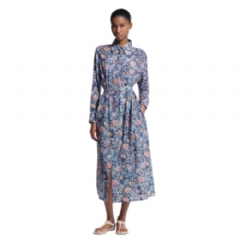 Louis Vuitton Women Floral Vine Shirt Dress 1AHHZY