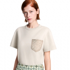 Louis Vuitton Women Signature Pocket T-Shirt 1AJHH2