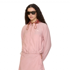Burberry Women Cropped Newcott Hooded Jacket Begonia pink 81182531