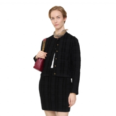 Burberry Women Wool Blend Jacket Black 81211191