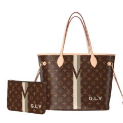 Louis Vuitton Women Neverfull MM Mon Monogram P01926
