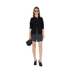 Burberry Women Cashmere Blend Cardigan Black 81133121