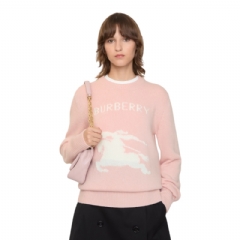 Burberry Women EKD Wool Cashmere Sweater Bouquet pink 81156411