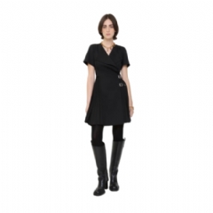 Burberry Women Wool Blend Kilt Dress Black 81160151