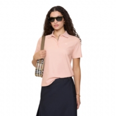 Burberry Women Cotton Polo Shirt Posy pink 81189601