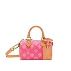 Louis Vuitton Women Nano Speedy Other Monogram Canvas Rose Ruban M28322