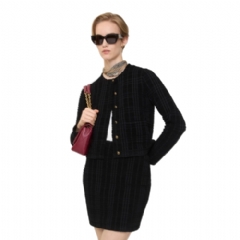 Burberry Women Wool Blend Mini Skirt Black 81212041