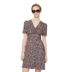 Burberry Women Ditsy Floral Silk Mini Dress Petunia pink 81181281