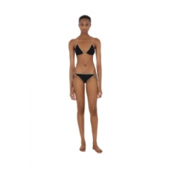 Burberry Women Check Trim Bikini Black 80704631