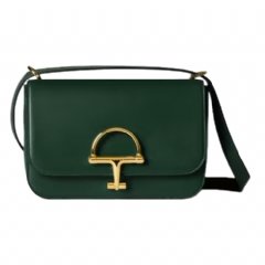 Gucci Women Gucci Siena small shoulder bag green leather 846705 AAFKB 3020