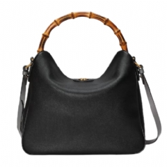 Gucci Women Gucci Diana large shoulder bag black leather ‎746245 UAAAY 1092