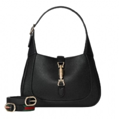 Gucci Women Gucci Jackie 1961 medium bag black leather 810232 AAD5V 1060