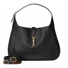 Gucci Women Gucci Jackie 1961 large bag black leather 810229 AAD5V 1060