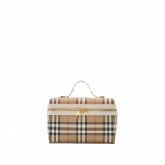 Burberry Women Check Vanity Bag​ Archive beige/soap beige 81251351