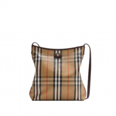 Burberry Women Small Highlands Shoulder Bag Sand beige 81122611