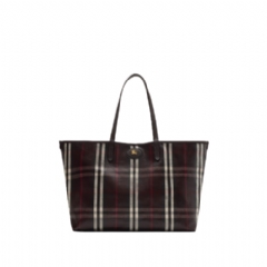 Burberry Women Medium Highlands Tote Mahogany red 81146481