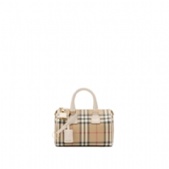 Burberry Women Mini Check Bowling Bag Vintage check/soap beige 81251071