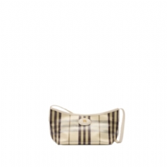 Burberry Women Mini Highlands Shoulder Bag​ Light beige 81200301