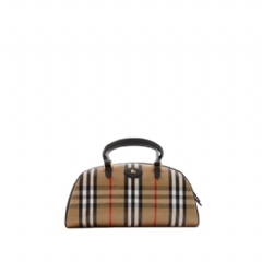 Burberry Women Highlands Bowling Bag Sand 81123431