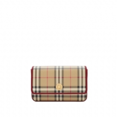 Burberry Women Hampshire Bag Archive beige/ruby red 81163161