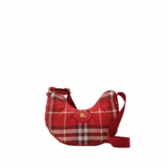 Burberry Women Horseshoe Crossbody Bag Crayon red 81208771