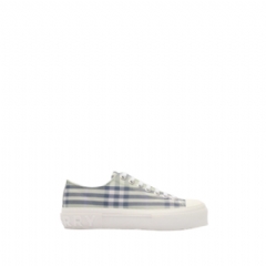 Burberry Women Check Sneakers Seafoam green 81191811