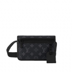 Louis Vuitton Men Bosphore Wearable Wallet Monogram Eclipse M12599