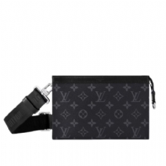 Louis Vuitton Men Gaston Wearable Wallet Monogram Eclipse M81124