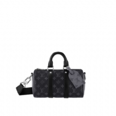 Louis Vuitton Men Keepall Bandoulière 25 Monogram Eclipse M46271