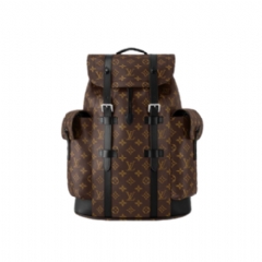 Louis Vuitton Men Christopher MM Monogram Macassar Canvas M43735