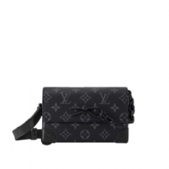 Louis Vuitton Men Steamer Wearable Wallet Monogram Eclipse M81783