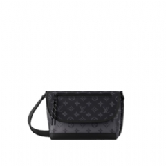 Louis Vuitton Men Pulse Messenger Monogram Eclipse M12681