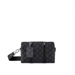 Louis Vuitton Men City Keepall Monogram Eclipse M45936