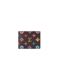 Louis Vuitton Men Slender Wallet Monogram Heritage Chocolate M28283