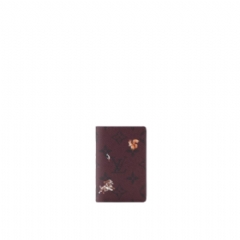 Louis Vuitton Men Pocket Organizer Monogram Heritage Bordeaux M27021